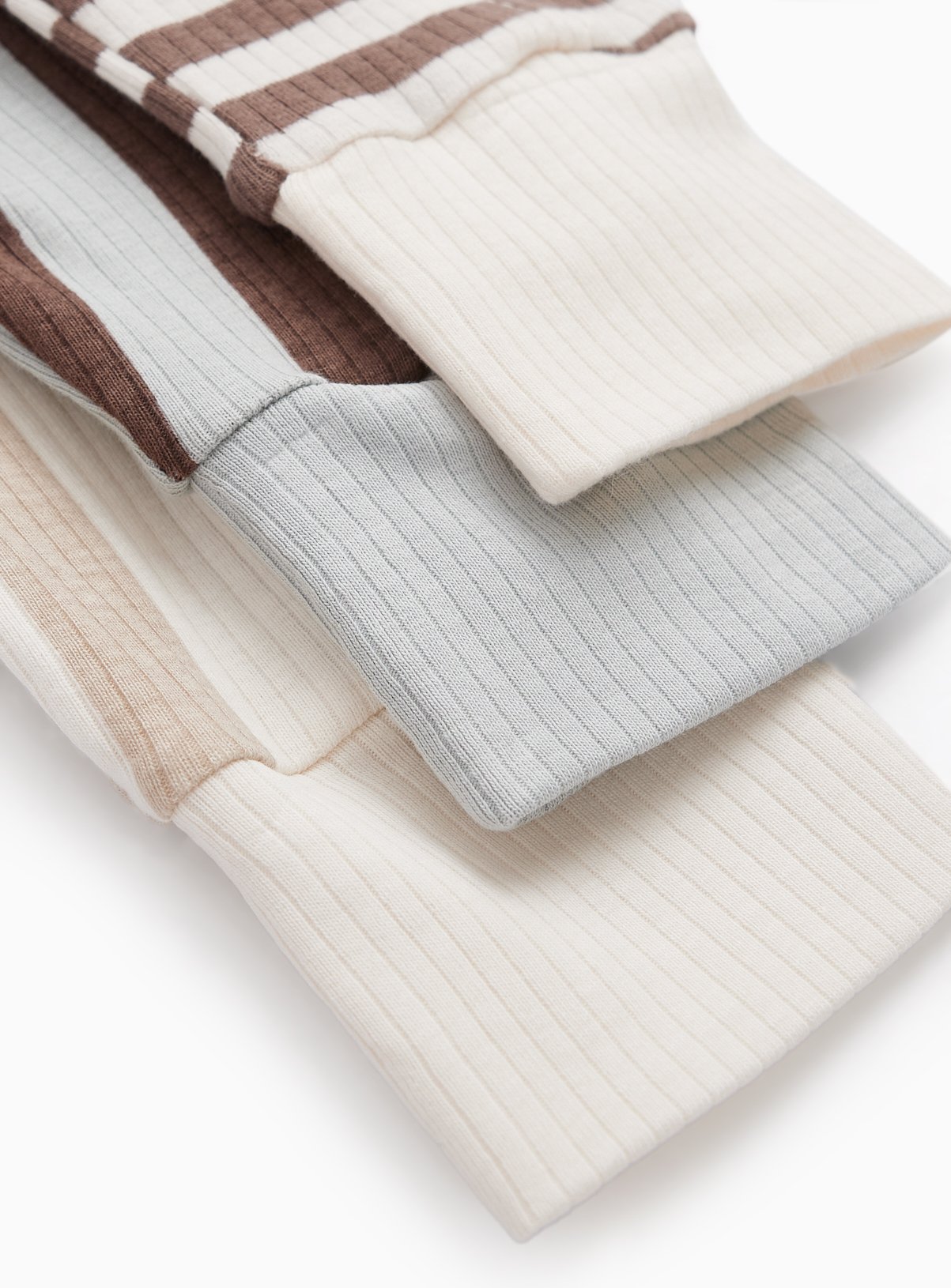 Stripe Print Sleepsuits 3 Pack Newborn - Image 2 thumbnail